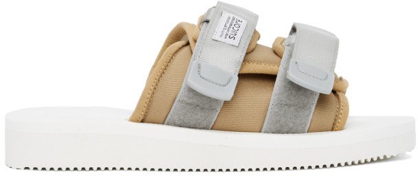 SSENSE Exclusive Beige and White MOTO-Cab Sandals