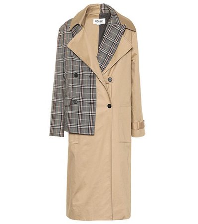 Cotton-blend trench coat