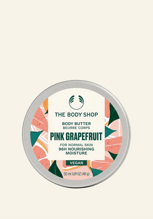 the body shop pink grapefruit body butter lotion