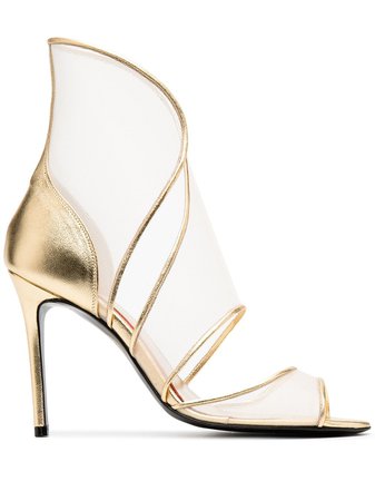 Maison Ernest Clara Open-Toe Sandals CLARAE20 Gold | Farfetch