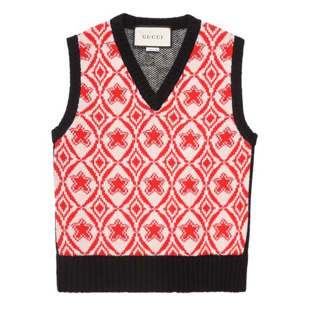 GUCCI | Red Wool Vest