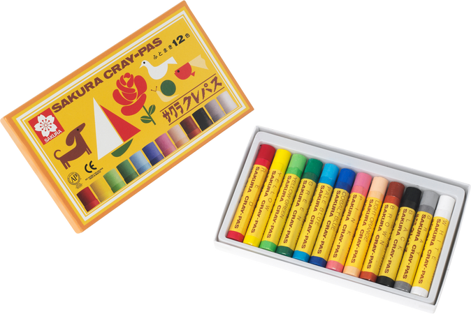japanese crayons Sakura Cray-pas