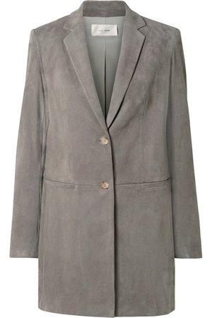 The Row | Batilda oversized suede jacket | NET-A-PORTER.COM