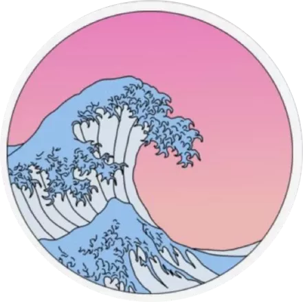 waves vsco aesthetic sticker Sticker by Kira Mendes