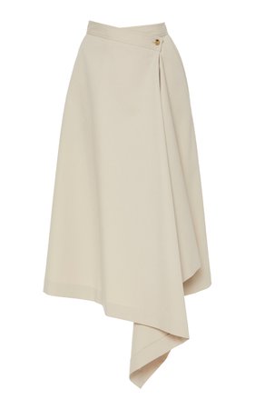 Asymmetric Wrap Skirt by Deveaux | Moda Operandi