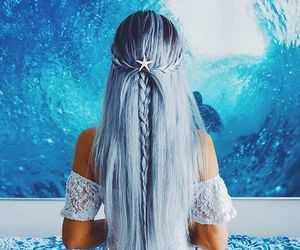 starfish hair blue