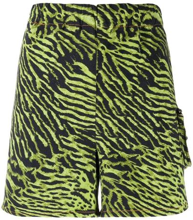 tiger print shorts