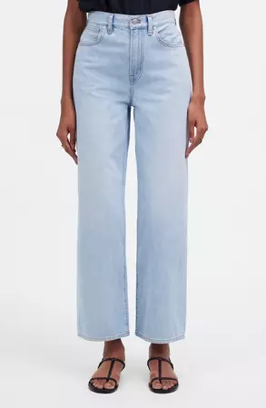 Madewell The Perfect Crop Wide Leg Jeans | Nordstrom
