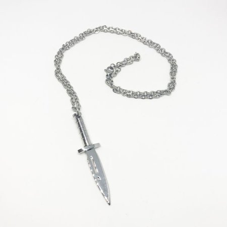 Bolline Knife Stainless Steel Necklace - Mysticum Luna Necklaces
