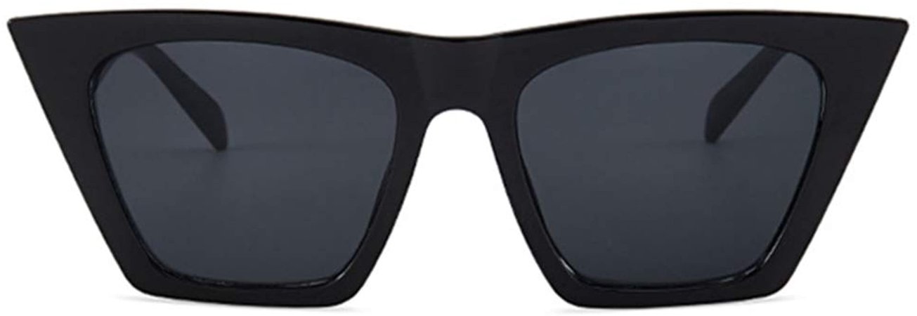 Amazon.com: IKANOO Fashion Square Cat Eye Sunglasses Women Small Cateye Trendy Sunglasses (Black): Clothing