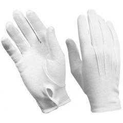 White Military Cotton Dress Gloves, Band Gloves, Parade Gloves, Waiter Gloves 4410 [R4410-WHITE] - $4.79 : Little G.I. Joes Military Surplus