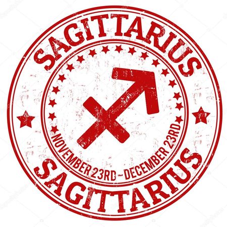 Sagittarius zodiac grunge stamp Stock Vector Image by ©roxanabalint #33817211