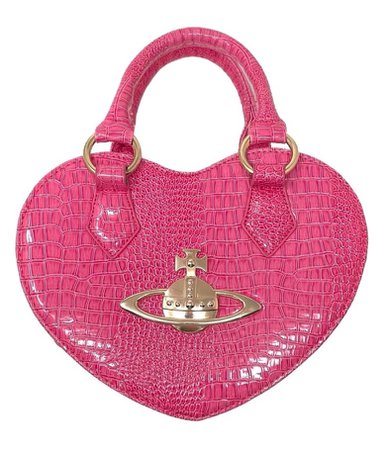 Vivienne Westwood Hot Pink Heart Bag