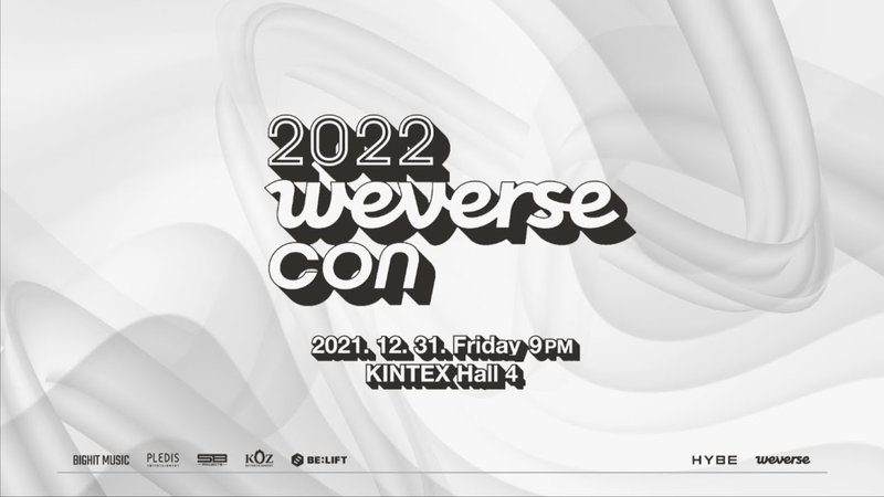2022 weverse con new era Banner White
