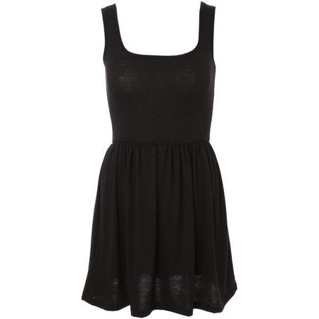 basic black sleeveless dress