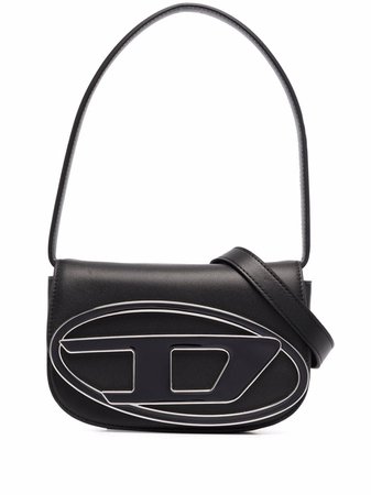 Shop Diesel logo-plaque tote bag with Express Delivery - FARFETCH