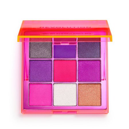 *clipped by @luci-her* Makeup Revolution Viva Neon Eyeshadow Palette Party Vibes | Revolution Beauty Official Site