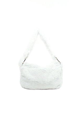 Lolita Jade White Fluffy Bag