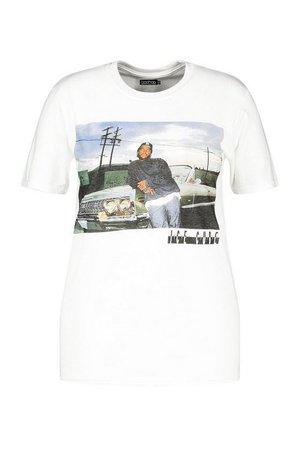 Plus Ice Cube License T-Shirt | Boohoo