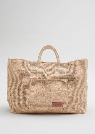 Large Woven Straw Tote - Straw - & Other Stories WW