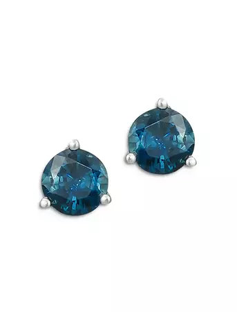 Bloomingdale's Blue Sapphire Stud Earrings