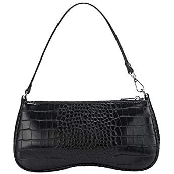 Shoulder Bag White Purse Y2k Purses Classic Crocodile Pattern Clutch Purses with Zipper 90s Trendy Tote Handbags for women : Amazon.ca: Clothing, Shoes & Accessories