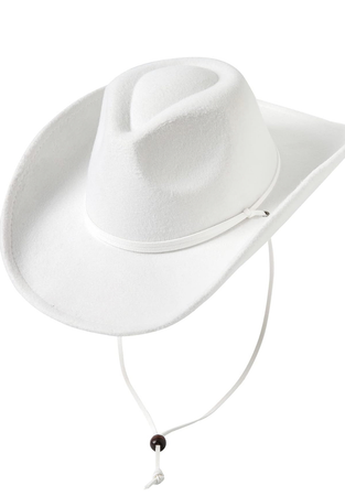 white cowboy hat