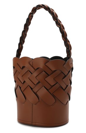 Женская коричневая cумка bucket PRADA — купить за 155000 руб. в интернет-магазине ЦУМ, арт. 1BE049-2DI4-F0XKV-OOO