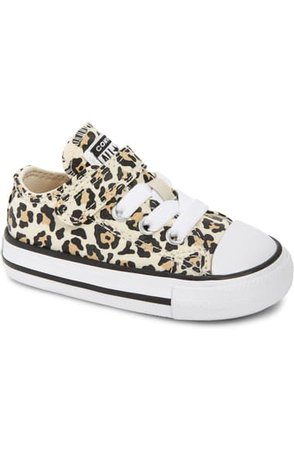Converse Chuck Taylor® All Star® Leopard Spot Low Top Sneaker (Baby, Walker & Toddler) | Nordstrom
