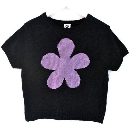 hella 90s >> DAISY Knit Sweater CLUB KID Seapunk Kawaii top