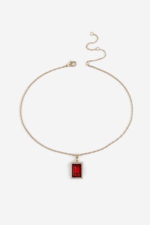 **Ruby Ditsy Necklace | Topshop
