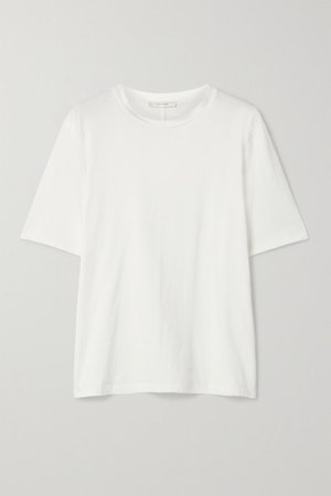Chiara Cotton-jersey T-shirt - White