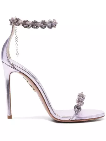 Aquazzura crystal-embellished 110mm Sandals