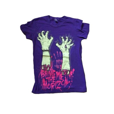 bmth zombie hands band tee