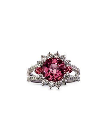 Robert Erich Burma Pink Spinel & Diamond Ring