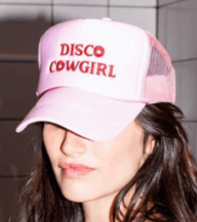 disco cowgirl hat