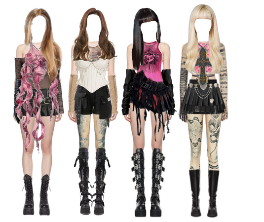 kpop girl group stage outfit