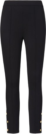 Silk-blend leggings in black - Fforme