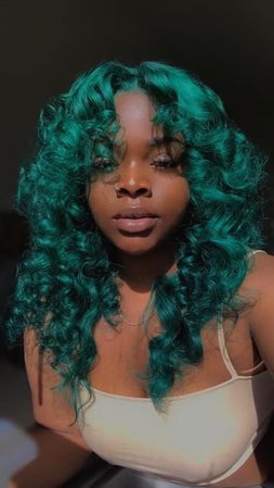 emerald curly hair