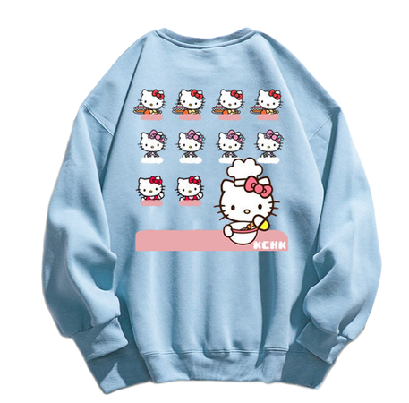 Hello Kitty Pale Blue Sweatshirt