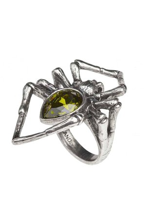 Emerald Venom Ring by Alchemy Gothic | Gothic Jewellery