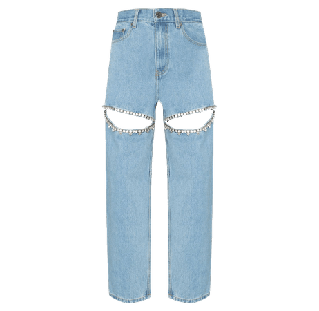 AREA high-rise cropped jeans (Dei5 edit)
