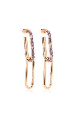 Theo Gold-Plated Crystal Earrings By Demarson | Moda Operandi