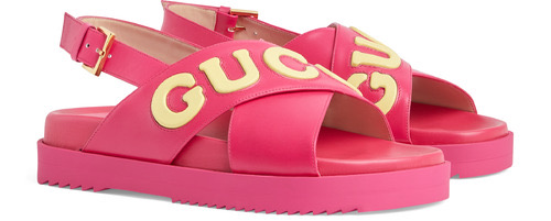 sandal pink gucci