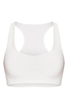 White crop top pretty little thing