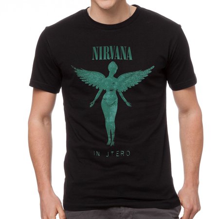 Shirts Alley Nirvana In Utero T-Shirt – Black or Dark Grey