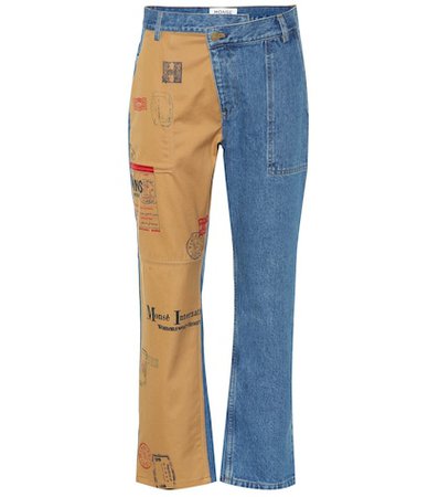 Straight-leg cropped jeans
