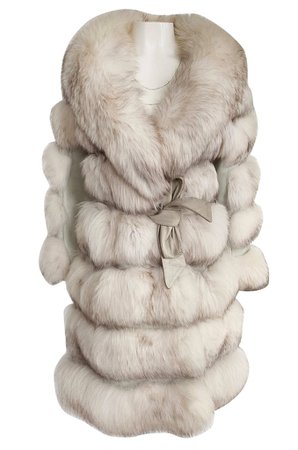1960s Schiaparelli Convertible Two Length Fox Fur & Leather Coat | shrimptoncouture.com