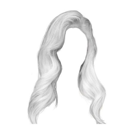 Silver Hair PNG