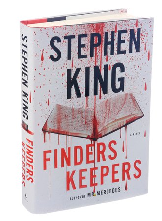*clipped by @luci-her* Stephen King Finders Keepers book
